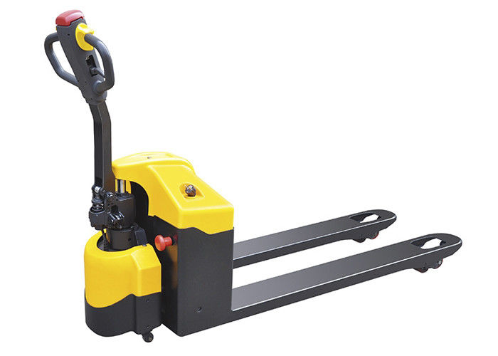 Horizontal Driving Wheel Motorised Pallet Jack , Balanced Semi Electric