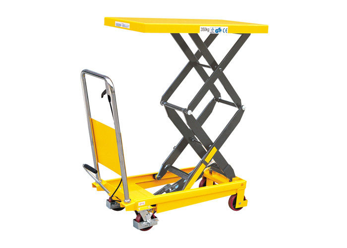 Portable Lightweight Double Scissor Lift Table Hand Operated 700 * 450