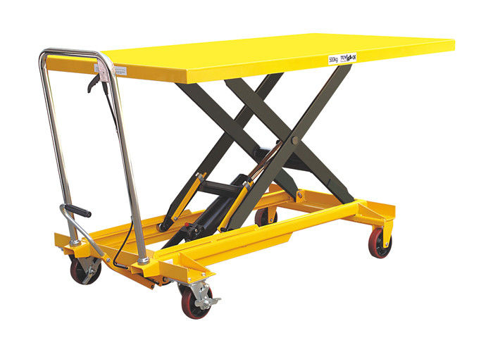 Ageing Resistance Heavy Duty Lift Table , Extra Large Plate Scissor