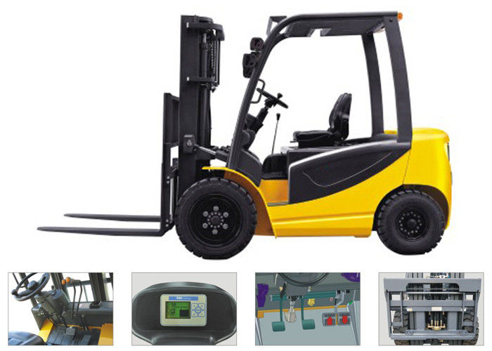 Digital Control Battery Operated Forklift , Narrow Aisle Forklift With