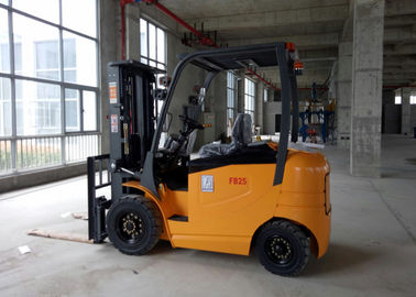 Warehouse Sit Down Forklift 1.6 Ton With Controller Yellow Color High Performance