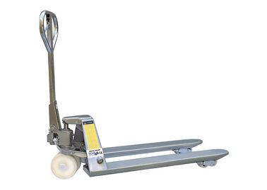 Stainless Steel Hand Pallet Truck 2500kg Comfortable Handle For Warehouse