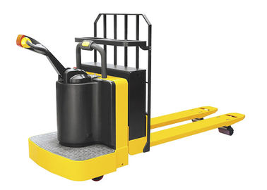 Adjustable Speed Riding Pallet Jack , Ride On Pallet Jack Forklift With Handle