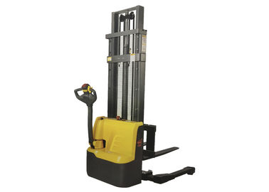 Straddle Legs Electric Pallet Stacker 1200kg With Adjustable Forks Customized Color