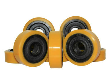 127 * 60mm Polyurethane Wheels With Bearings As Industrial Forklift Casters