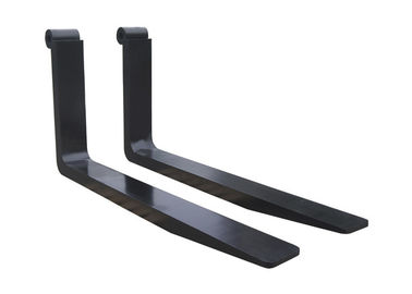 Industrial Forklift Spare Parts Fork Attachments Black Color Customized Size