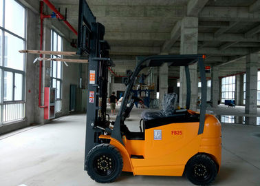 2500kg Warehouse Battery Powered Forklift , Height 4.5 Meters
