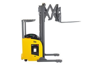 quality  AC Motor Double Reach Forklift Reach Distance 1200mm Good Turning Performance factory