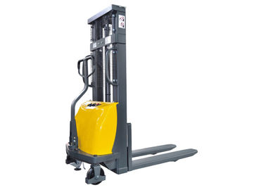 1 Ton Semi Electric Pallet Stacker 3m Lifting Height With Strong Fixed Forks