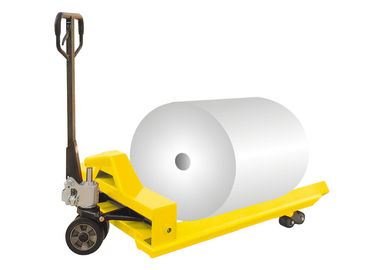 Paper Reel Pallet Jack Truck , Heavy Duty Pallet Jack 1000kg Capacity