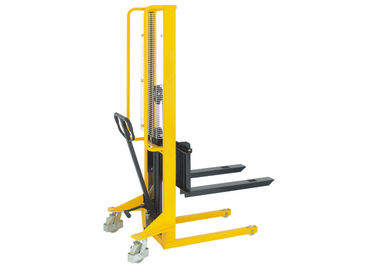 Safety Manual Pallet Stacker 1600mm Lifting Height 1.5 Ton CE Certification