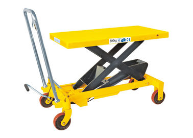 Heavy Weight Manual Lift Table , Materials Handling Small Hydraulic Lift Table