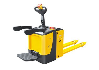 Super Light Steering Electric Pallet Truck PU Tyres With Vertical Driving Motor