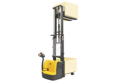 Waterproof Motor Full Electric Stacker , Initial Lift 1500kg Heavy Double Pallet Stacker