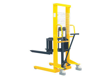 Compact 1.5 Ton Straddle Lift Truck 1500mm Lifting Height With Nylon Wheels