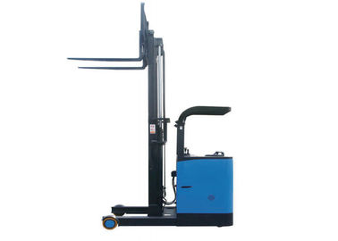 Seated Electric Reach Truck Narrow Aisle Truck Warehouse Forklift Trucks With 1500kg Capacity