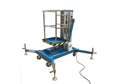 125kg Capacity Scissor Lift Work Table Lift Height 4m With Ac Power Motor